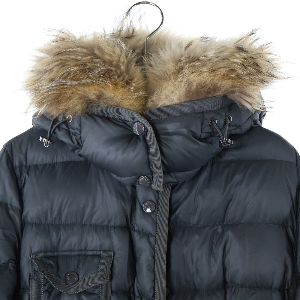MONCLER(モンクレール) HERMIFUR GIUBBOTTO エルミファー ロングダウンジャケット グレー レディース 420934995615