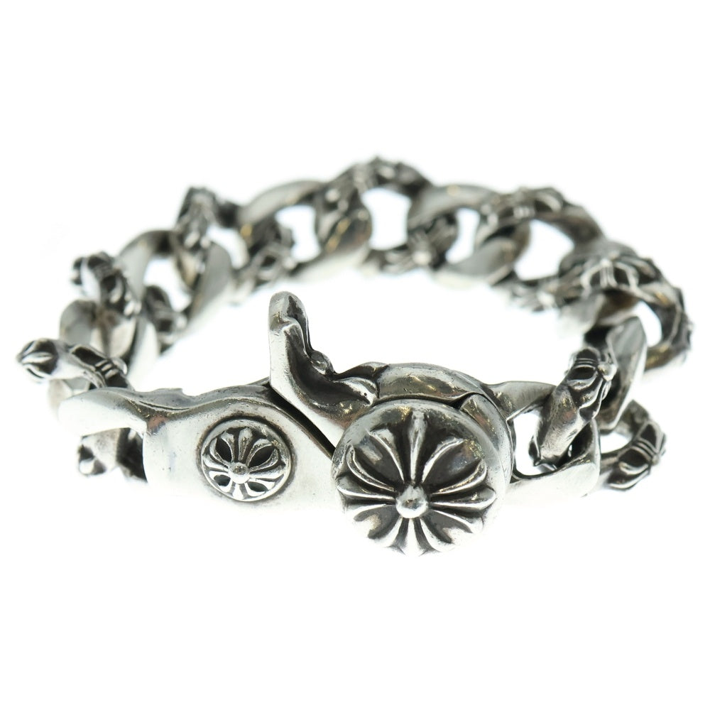 CHROME HEARTS(クロムハーツ) FNCY CHN LNK ファンシーリンククリップブレスレット 13リンク シルバー BCA145