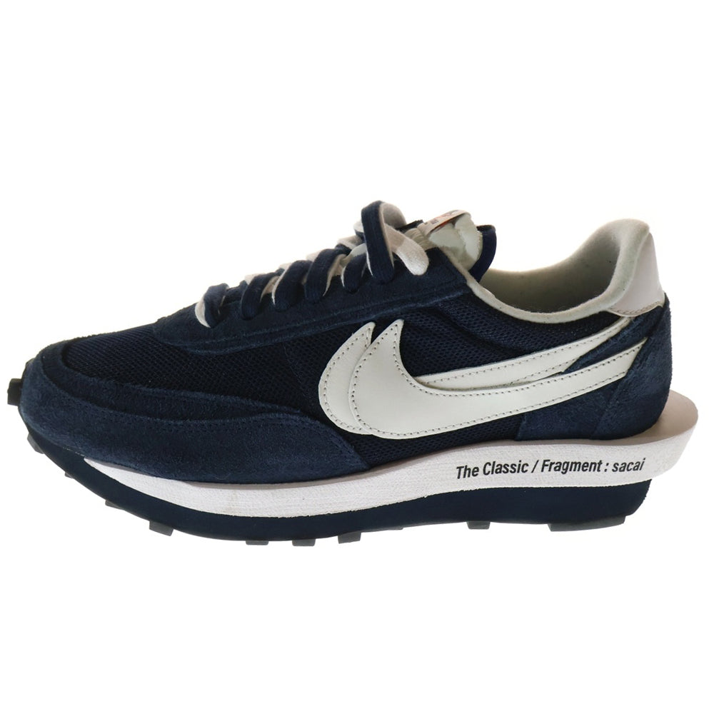 NIKE(ナイキ) ×Sacai ×FRAGMENT DESIGN LD WAFFLE DH2684-400 サカイ フラグメントデザイン ローカットスニーカー ネイビー US10/28cm