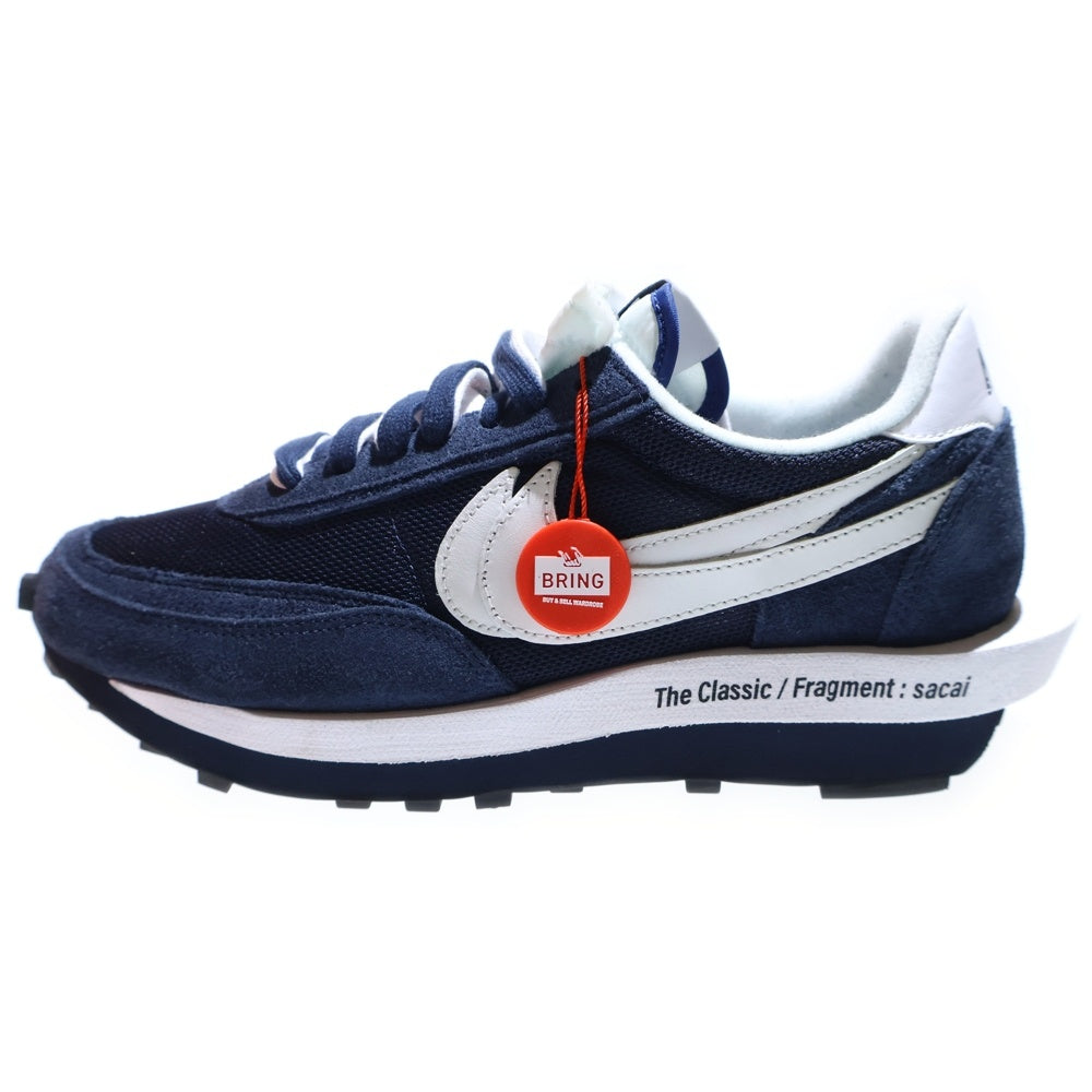 NIKE(ナイキ) ×Sacai ×FRAGMENT DESIGN LD WAFFLE DH2684-400 サカイ フラグメントデザイン ローカットスニーカー ネイビー US10/28cm
