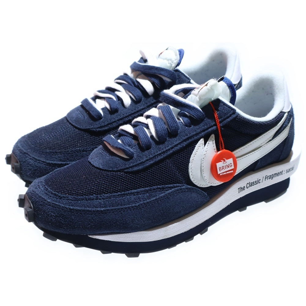 NIKE(ナイキ) ×Sacai ×FRAGMENT DESIGN LD WAFFLE DH2684-400 サカイ フラグメントデザイン ローカットスニーカー ネイビー US10/28cm