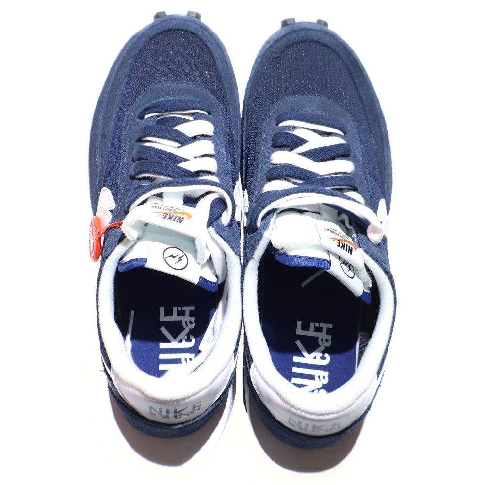 NIKE(ナイキ) ×Sacai ×FRAGMENT DESIGN LD WAFFLE DH2684-400 サカイ フラグメントデザイン ローカットスニーカー ネイビー US10/28cm