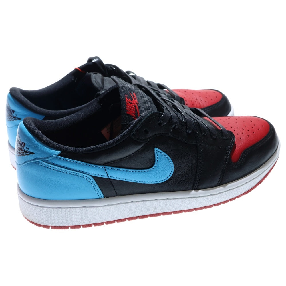NIKE(ナイキ) WMNS AIR JORDAN 1 RETRO LOW OG UNC TO CHICAGO CZ0775-046 ウィメンズ エアジョーダン 1 ローカットスニーカー ブルー/ブラック/レッド US11/28cm