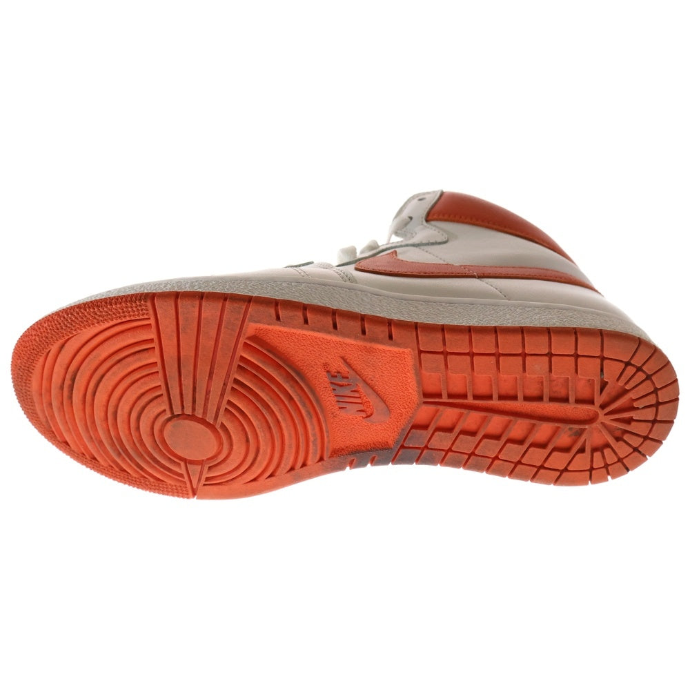 NIKE(ナイキ) JORDAN AIR SHIP PE SP DX4976-181 エアシップ ハイカットスニーカー シューズ オレンジ US9/27cm