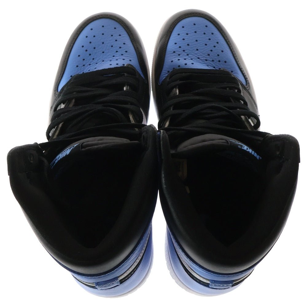 NIKE(ナイキ) AIR JORDAN1 RETRO HIGH OG 555088-134 エアジョーダン1 ユニバーシティブルー ハイカットスニーカー シューズ ホワイト/ブルー US9/27cm