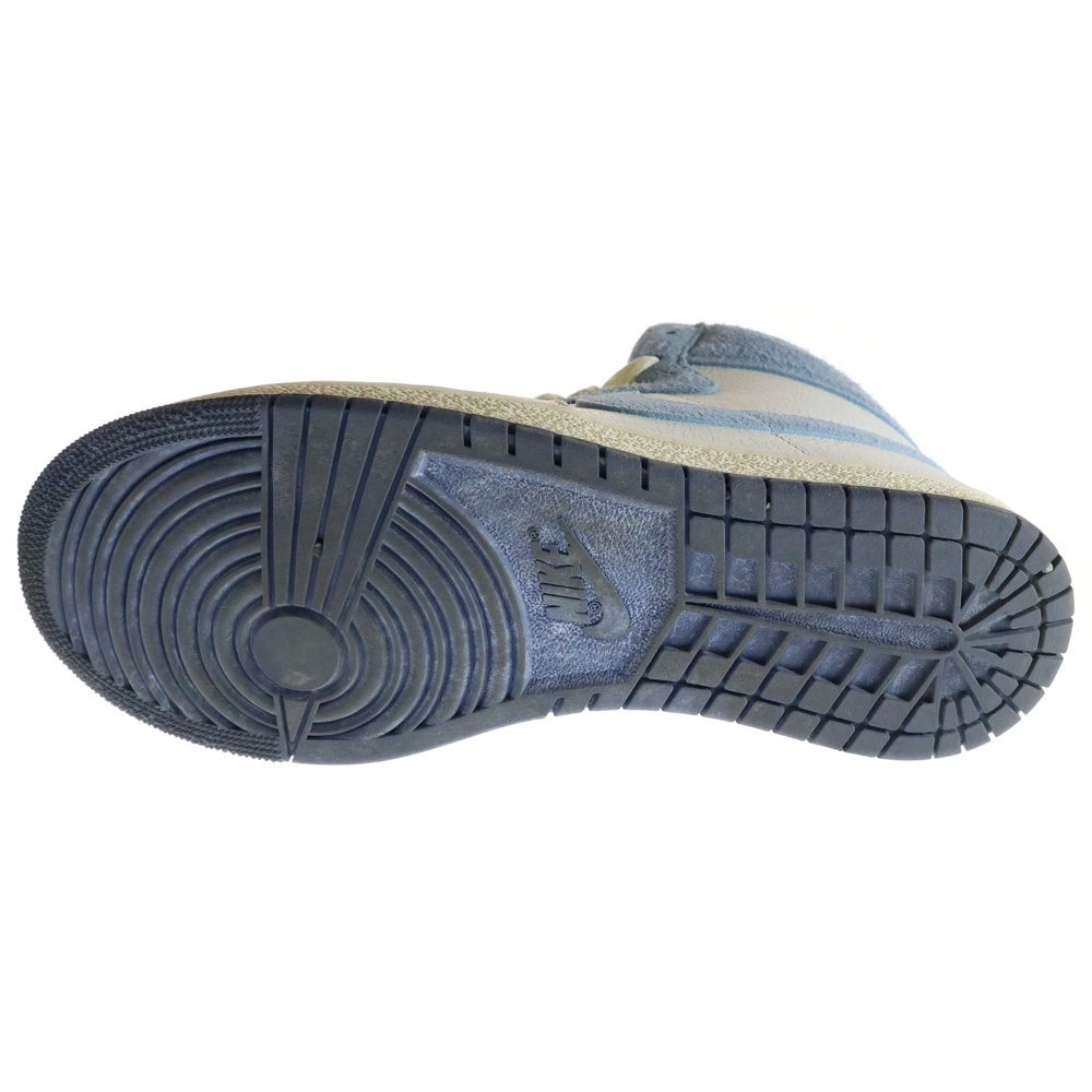 NIKE(ナイキ) AIR SHIP SP Every Game Diffused Blue DZ3497-104 エアシップ エブリゲーム ディフューズドブルー ハイカットスニーカー ホワイト US9.5/27.5cm