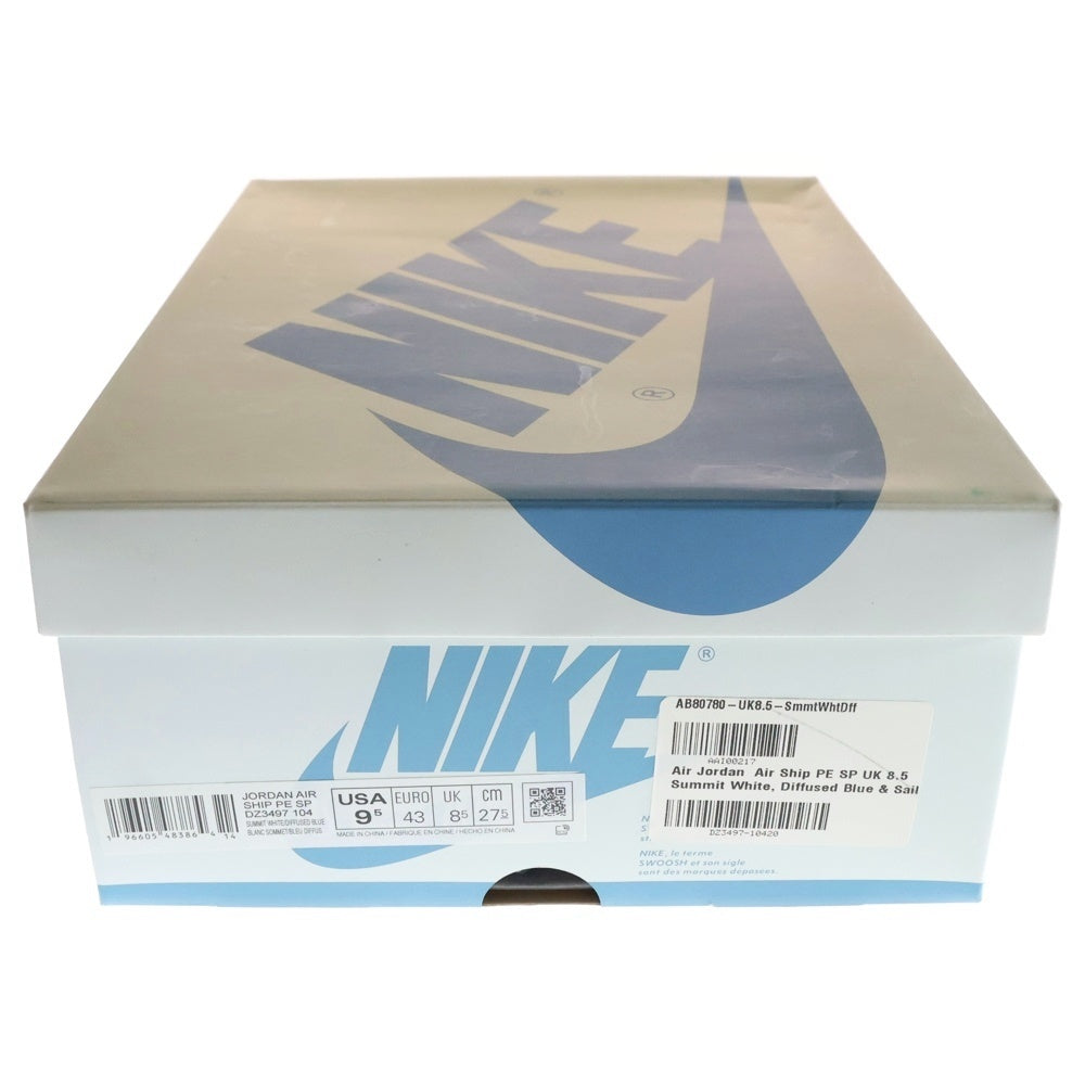 NIKE(ナイキ) AIR SHIP SP Every Game Diffused Blue DZ3497-104 エアシップ エブリゲーム ディフューズドブルー ハイカットスニーカー ホワイト US9.5/27.5cm