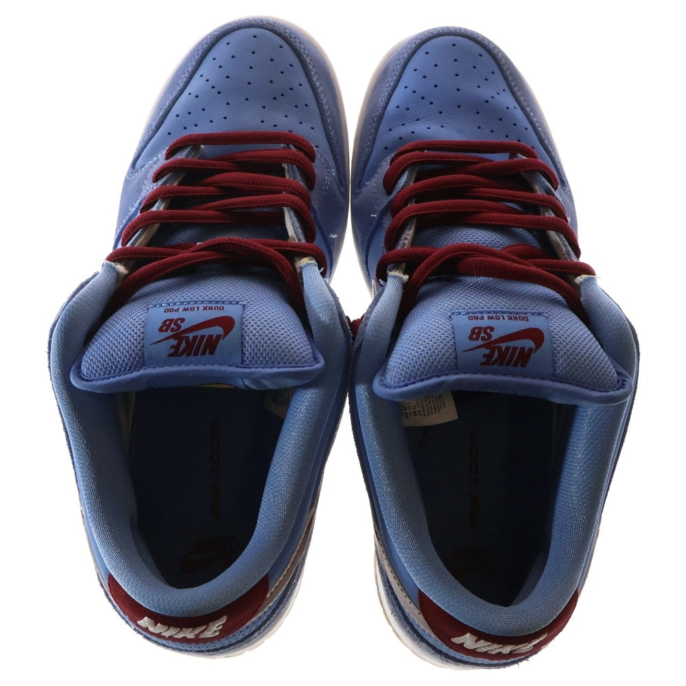 NIKE SB(ナイキエスビー) DUNK LOW PRO PHILADELPHIA PHILLIES DQ4040-400 ダンクロー プロ フィラデルフィア フィリーズ ローカットスニーカー ブルー US9.5/27.5cm