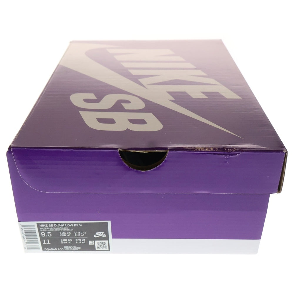 NIKE SB(ナイキエスビー) DUNK LOW PRO PHILADELPHIA PHILLIES DQ4040-400 ダンクロー プロ フィラデルフィア フィリーズ ローカットスニーカー ブルー US9.5/27.5cm