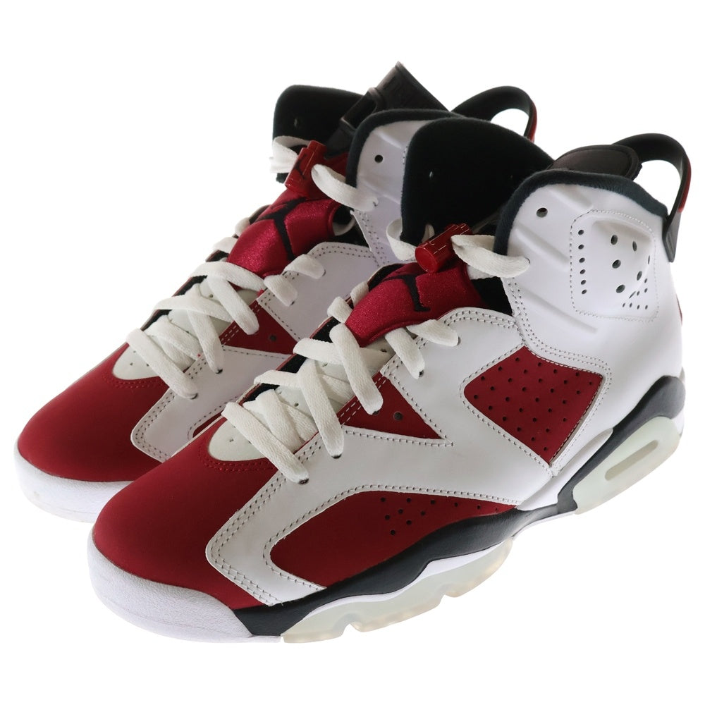 NIKE(ナイキ) AIR JORDAN 6 RETRO CARMINE CT8529-106 エアジョーダン カーマイン ハイカットスニーカー ホワイト/レッド US9/27.0cm