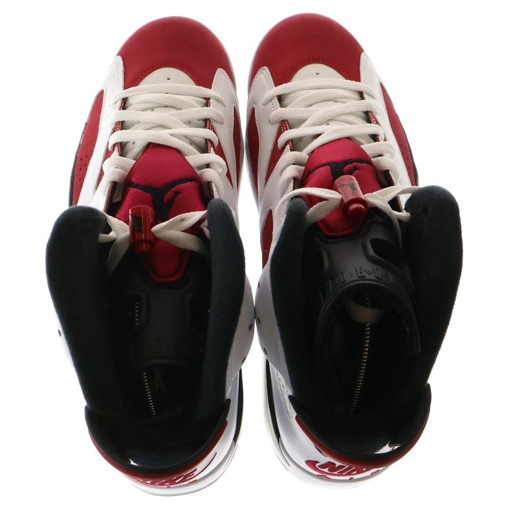 NIKE(ナイキ) AIR JORDAN 6 RETRO CARMINE CT8529-106 エアジョーダン カーマイン ハイカットスニーカー ホワイト/レッド US9/27.0cm