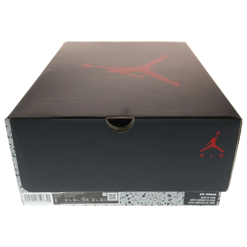 NIKE(ナイキ) AIR JORDAN 6 RETRO CARMINE CT8529-106 エアジョーダン カーマイン ハイカットスニーカー ホワイト/レッド US9/27.0cm