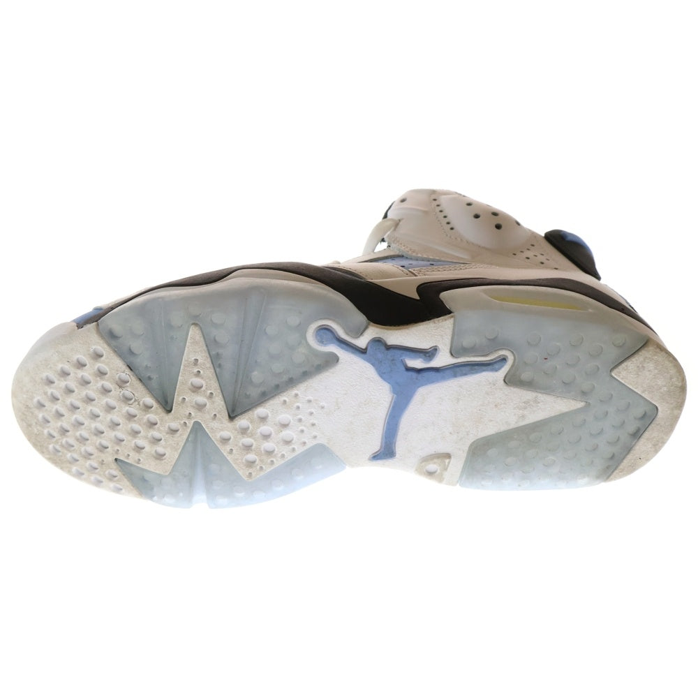 NIKE(ナイキ) AIR JORDAN 6 UNC CT8529-410 エアジョーダン6 ハイカットスニーカー シューズ ブルー US9/27cm
