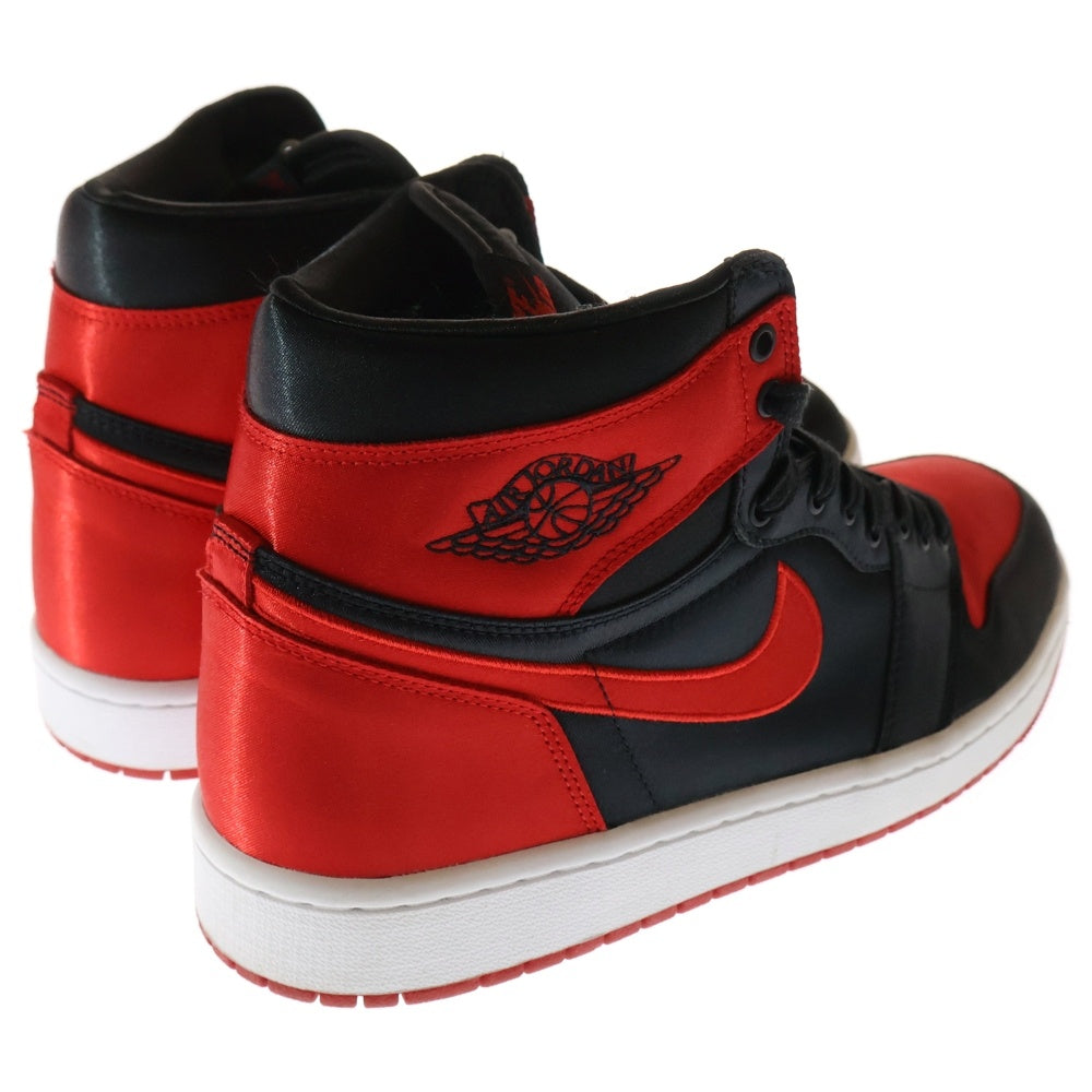 NIKE(ナイキ) WMNS AIR JORDAN1 RETRO HIGH OG FD4810-061 エアジョーダン1 サテンブレッド ハイカットスニーカー レッド US11/28cm