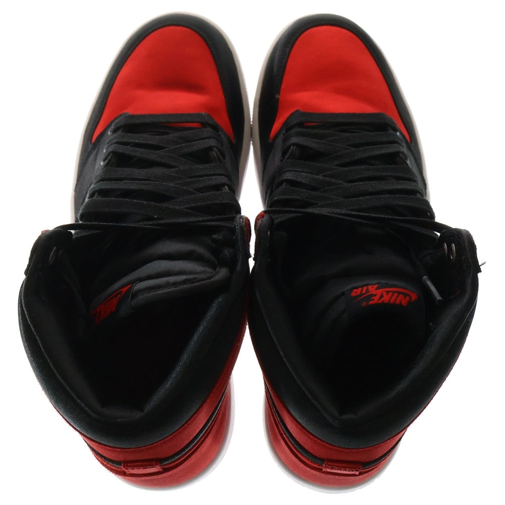 NIKE(ナイキ) WMNS AIR JORDAN1 RETRO HIGH OG FD4810-061 エアジョーダン1 サテンブレッド ハイカットスニーカー レッド US11/28cm