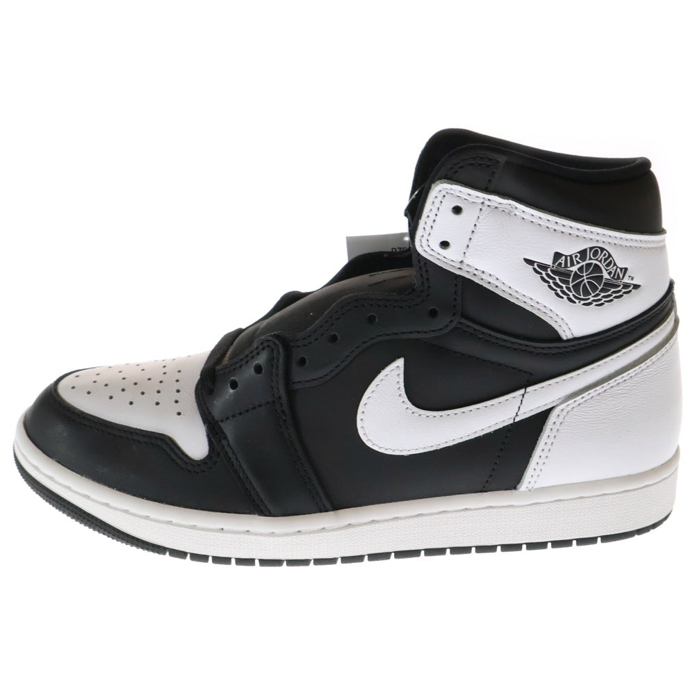 NIKE(ナイキ) AIR JORDAN 1 RETRO HIGH OG DZ5485-010 エアジョーダン1 レトロ OG ハイカットスニーカー シューズ ブラック/ホワイト US9.5/27.5cm