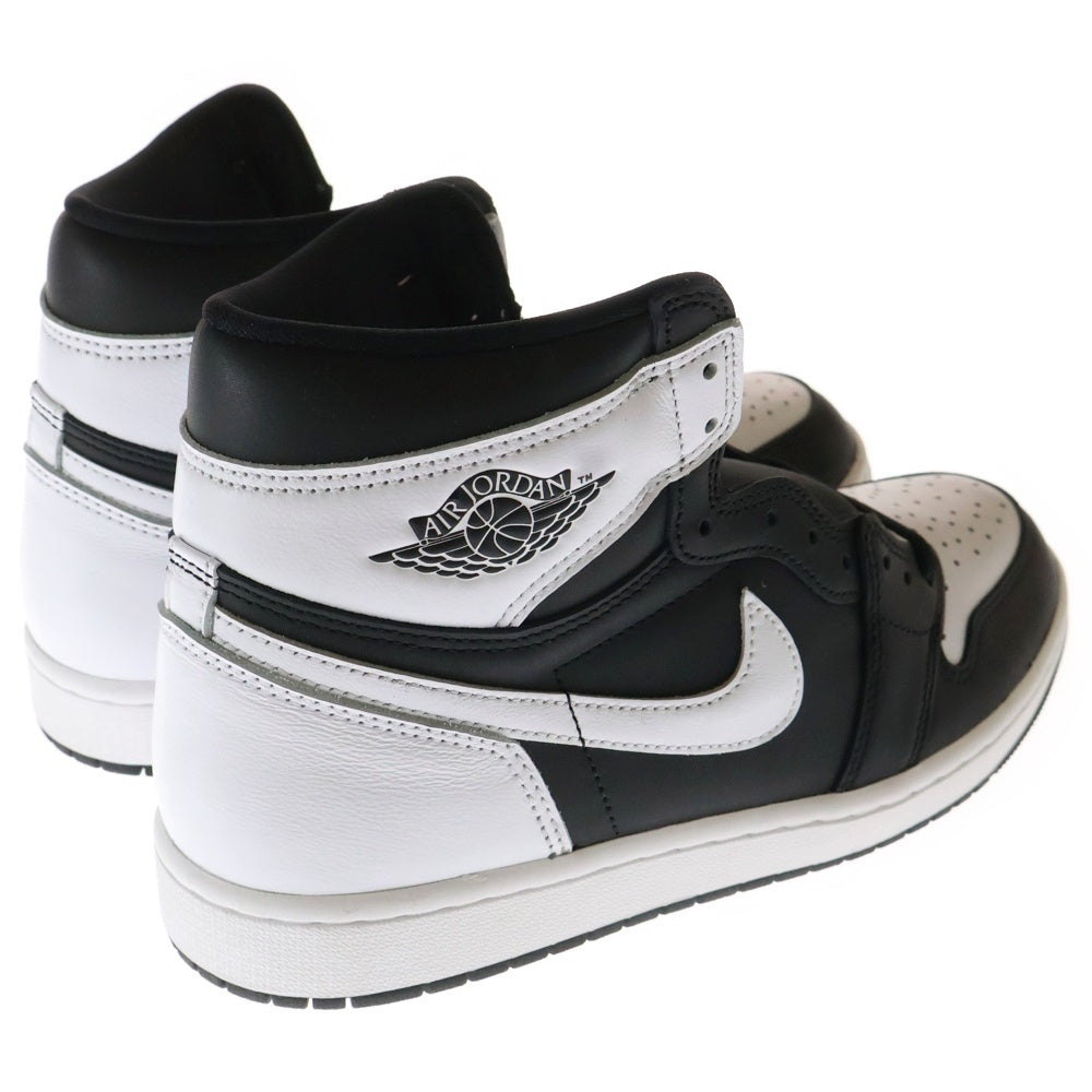 NIKE(ナイキ) AIR JORDAN 1 RETRO HIGH OG DZ5485-010 エアジョーダン1 レトロ OG ハイカットスニーカー シューズ ブラック/ホワイト US9.5/27.5cm