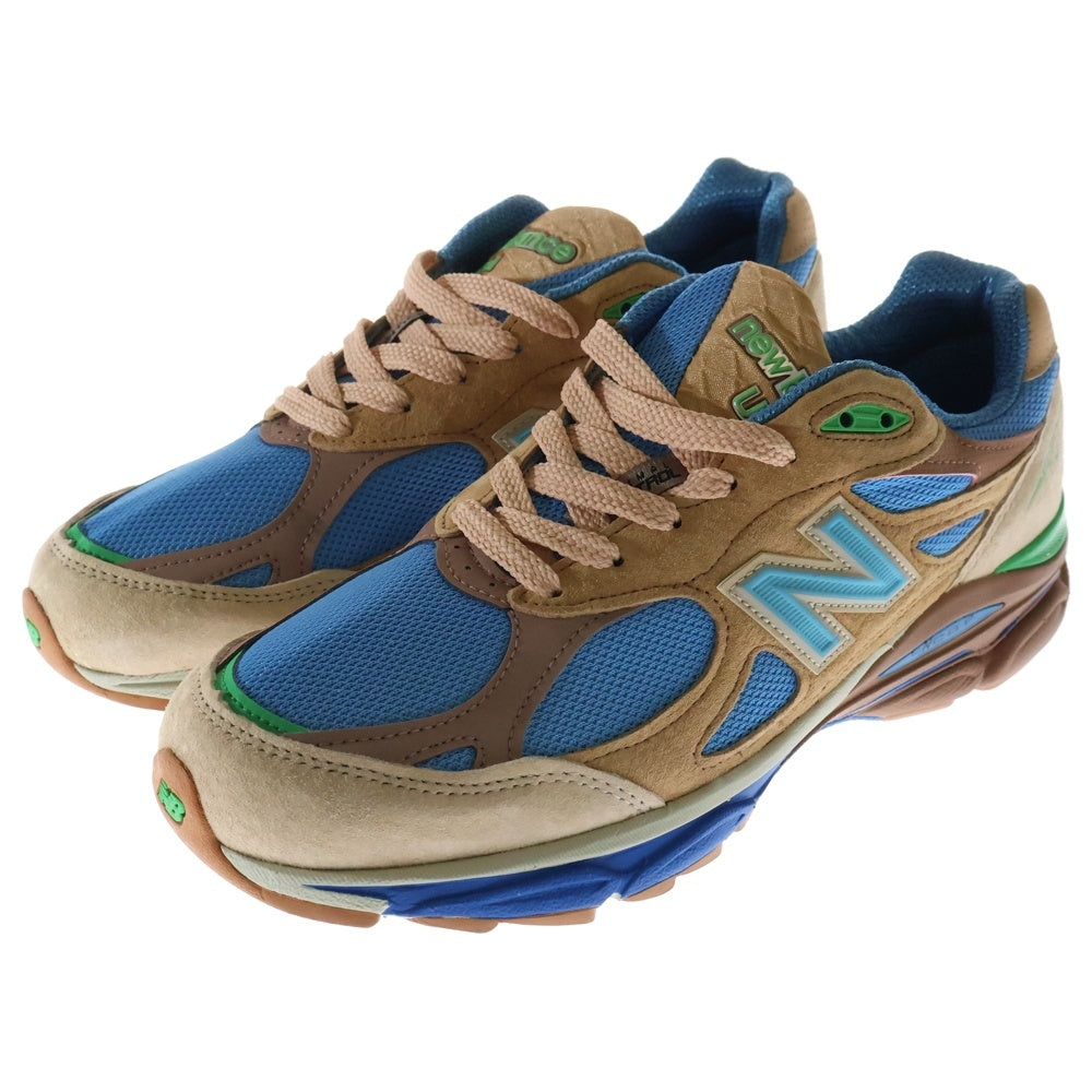 New Balance(ニューバランス) M990JG3 ×JOE FRESHGOODS 990V3 OUTSIDE CLOTHES ジョーフレッシュグッズ アウトサイドクローズ ローカットスニーカー ベージュ US9.5/27.5cm