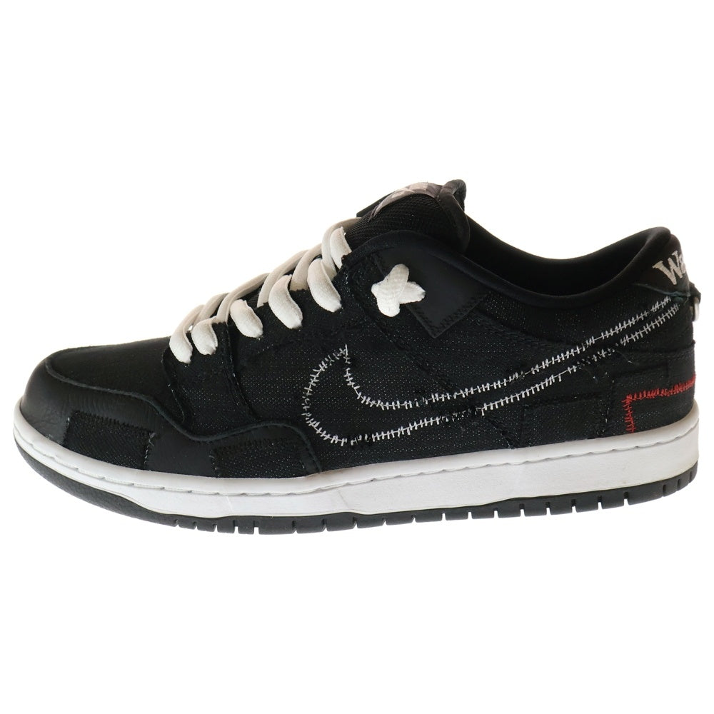 NIKE SB(ナイキエスビー) ×Wasted Youth DUNK LOW PRO QS DD8386-001 ウェイステッドユース ダンク ローカットスニーカー ブラック US9/27cm