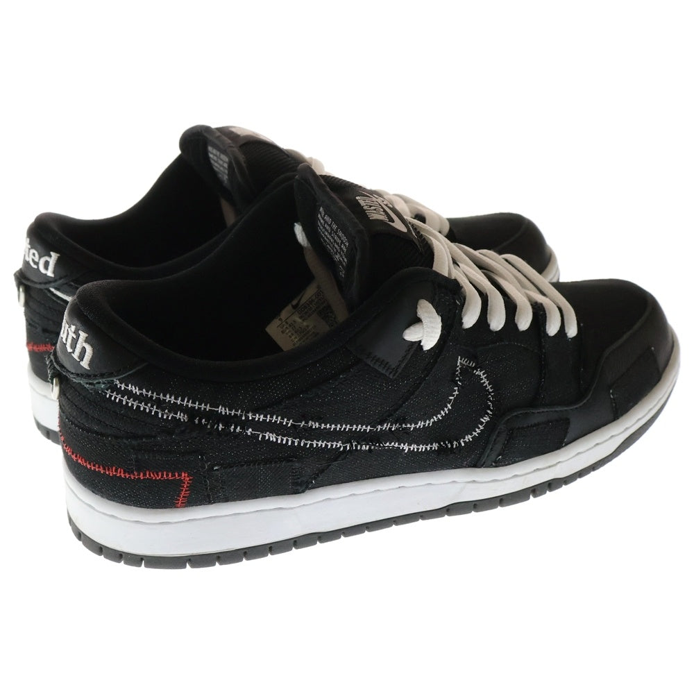 NIKE SB(ナイキエスビー) ×Wasted Youth DUNK LOW PRO QS DD8386-001 ウェイステッドユース ダンク ローカットスニーカー ブラック US9/27cm
