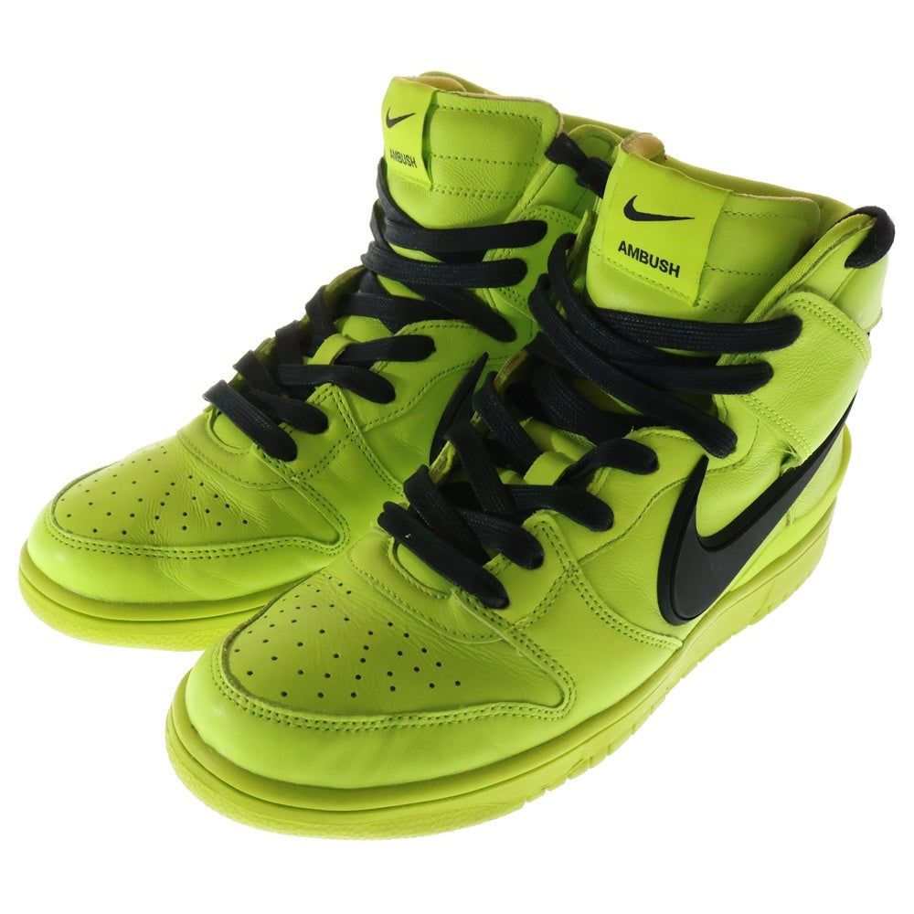 NIKE(ナイキ) ×AMBUSH NIKE DUNK HI CU7544-300 アンブッシュ ダンク ハイカットスニーカー シューズ イエロー US9/27cm