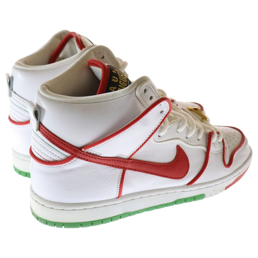 NIKE SB(ナイキエスビー) PAUL RODRIGUEZ P-ROD DUNK HIGH PRM QS MEXICAN BOXING CT6680-100 ポールロドリゲス SB ダンク ハイカットスニーカー ホワイト US8.5/26.5cm