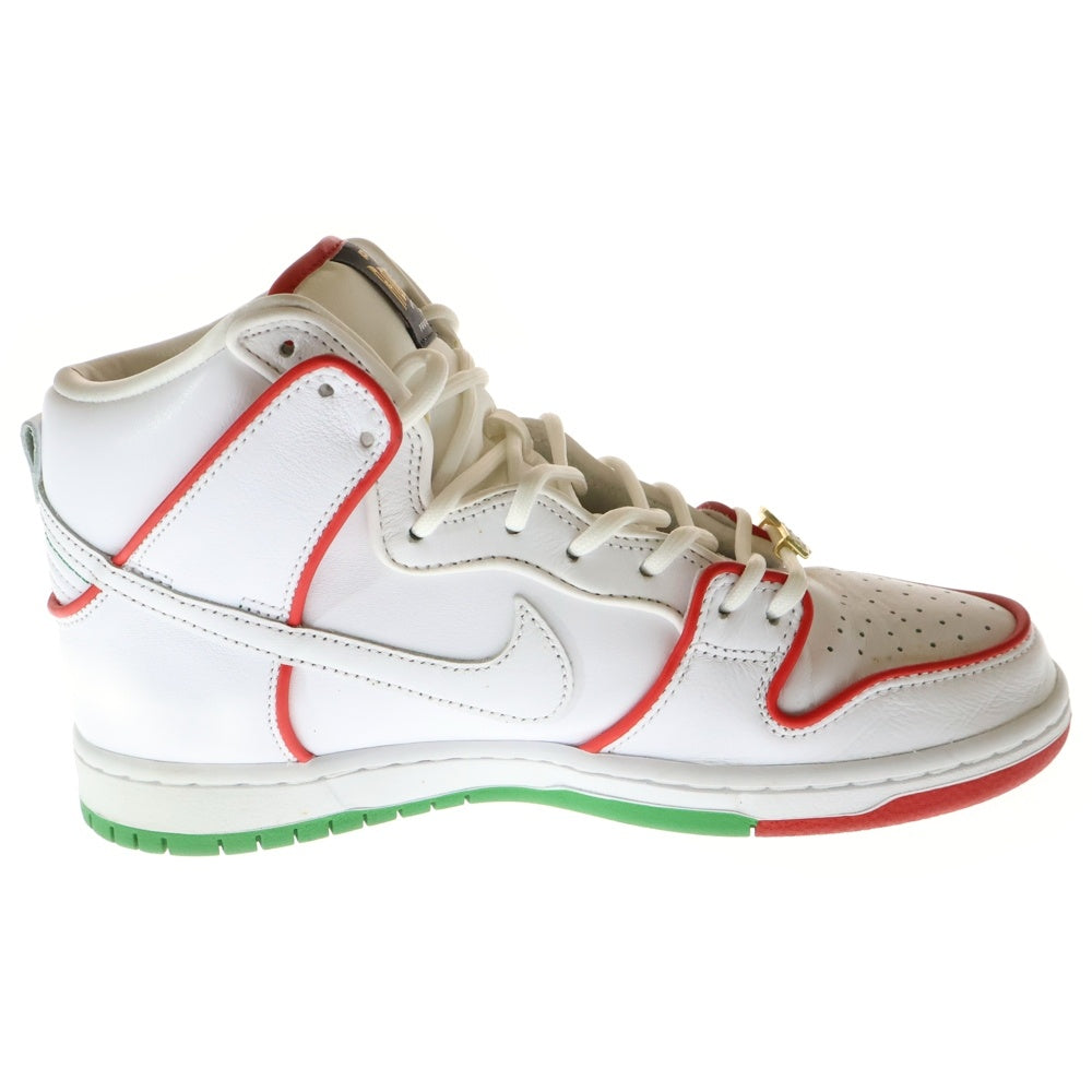 NIKE SB(ナイキエスビー) PAUL RODRIGUEZ P-ROD DUNK HIGH PRM QS MEXICAN BOXING CT6680-100 ポールロドリゲス SB ダンク ハイカットスニーカー ホワイト US8.5/26.5cm