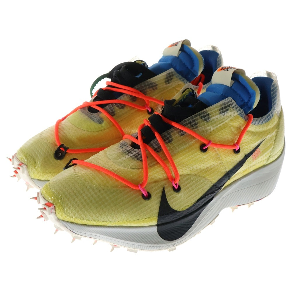 NIKE(ナイキ) ×OFF-WHITE WMNS VAPOR STREET YELLOW CD8178-700 ヴェイパー ストリート ローカットスニーカー イエロー US10/28cm