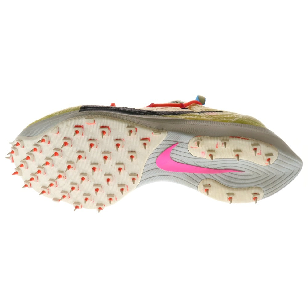 NIKE(ナイキ) ×OFF-WHITE WMNS VAPOR STREET YELLOW CD8178-700 ヴェイパー ストリート ローカットスニーカー イエロー US10/28cm
