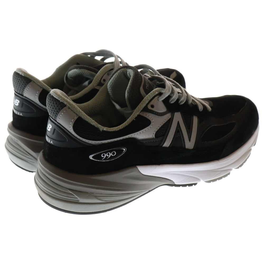 New Balance(ニューバランス) M990BK6 990 V6 スエード ローカットスニーカー シューズ ブラック US9.5/27.5cm