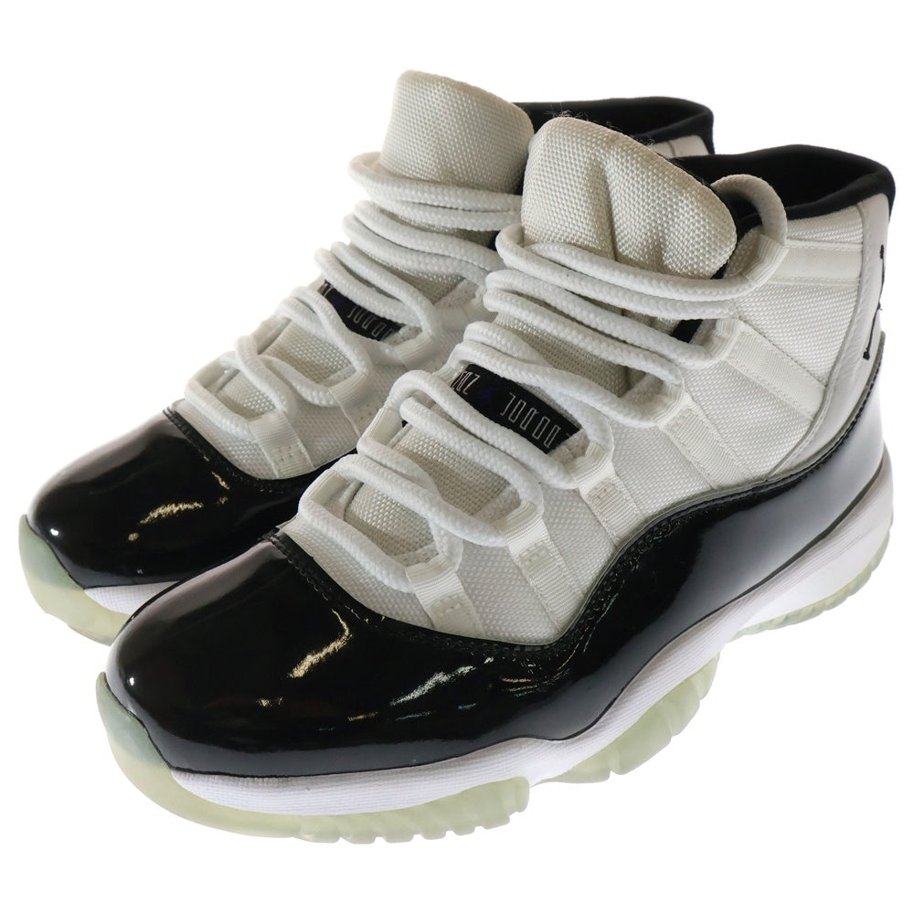NIKE(ナイキ) Air Jordan 11 Retro Concord 2018 378037-100 エアジョーダン11 レトロ コンコルド ハイカットスニーカー ブラック/ホワイト US9/27cm