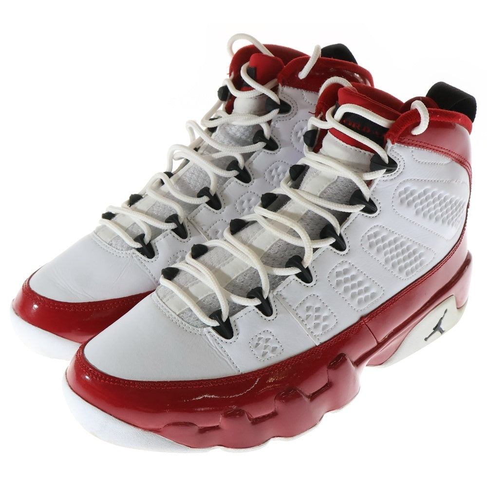 NIKE(ナイキ) AIR JORDAN 9 GYM RED 302370-160 エアジョーダン9 ジムレッド ハイカットスニーカー シューズ ホワイト/レッド US9/27cm