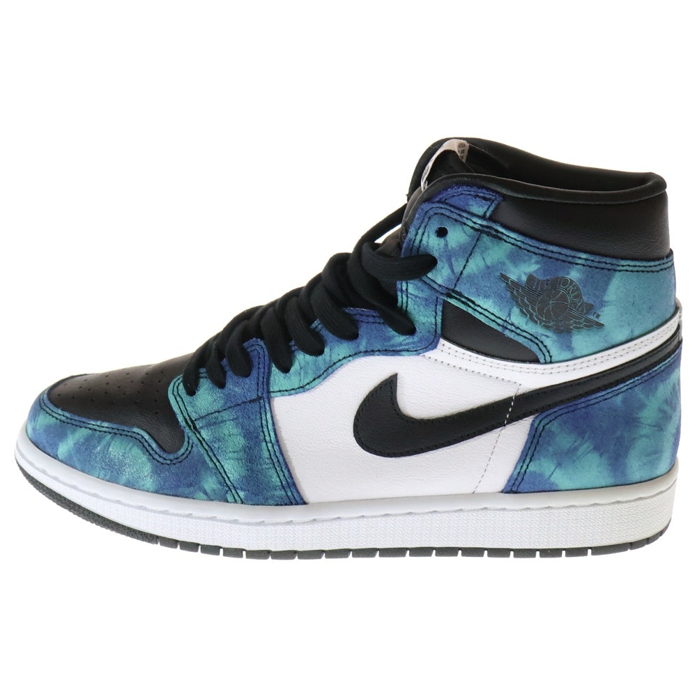 NIKE(ナイキ) WMNS AIR JORDAN 1 HIGH OG Tie-Dye CD0461-100 ウィメンズ エアジョーダン1 タイダイブルー ハイカットスニーカー US11/28.0cm