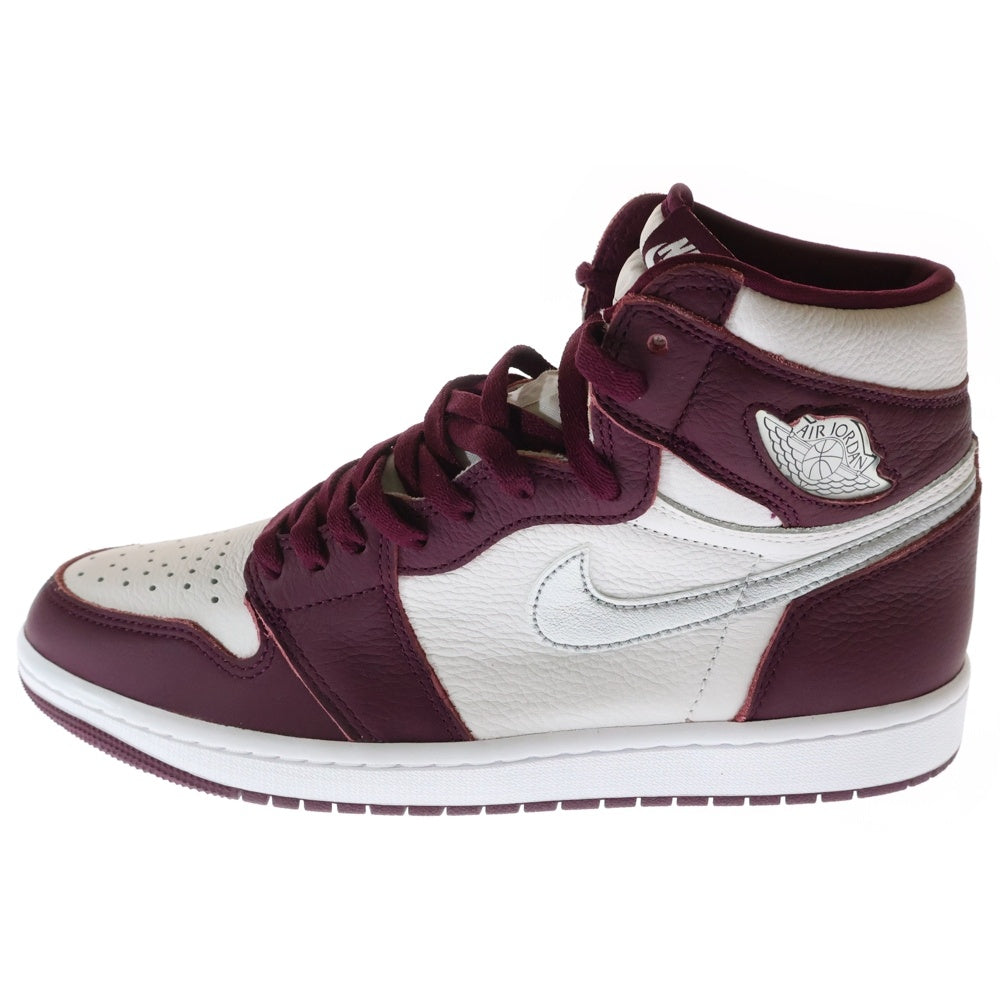 NIKE(ナイキ) AIR JORDAN 1 RETRO HIGH OG Bordeaux 555088-611 エアジョーダン1 レトロ ボルドー ハイカットスニーカー ボルドー/ホワイト US9.5/27.5cm