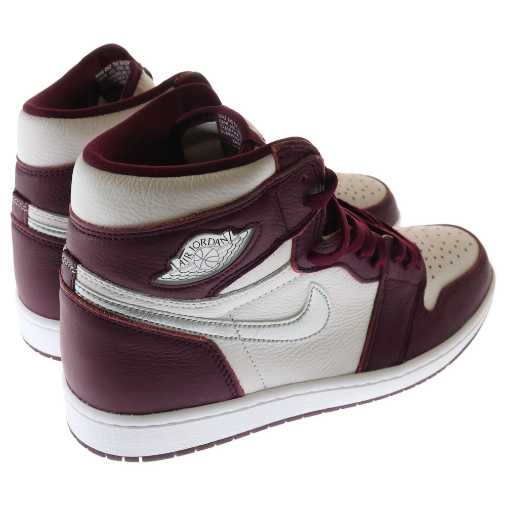NIKE(ナイキ) AIR JORDAN 1 RETRO HIGH OG Bordeaux 555088-611 エアジョーダン1 レトロ ボルドー ハイカットスニーカー ボルドー/ホワイト US9.5/27.5cm