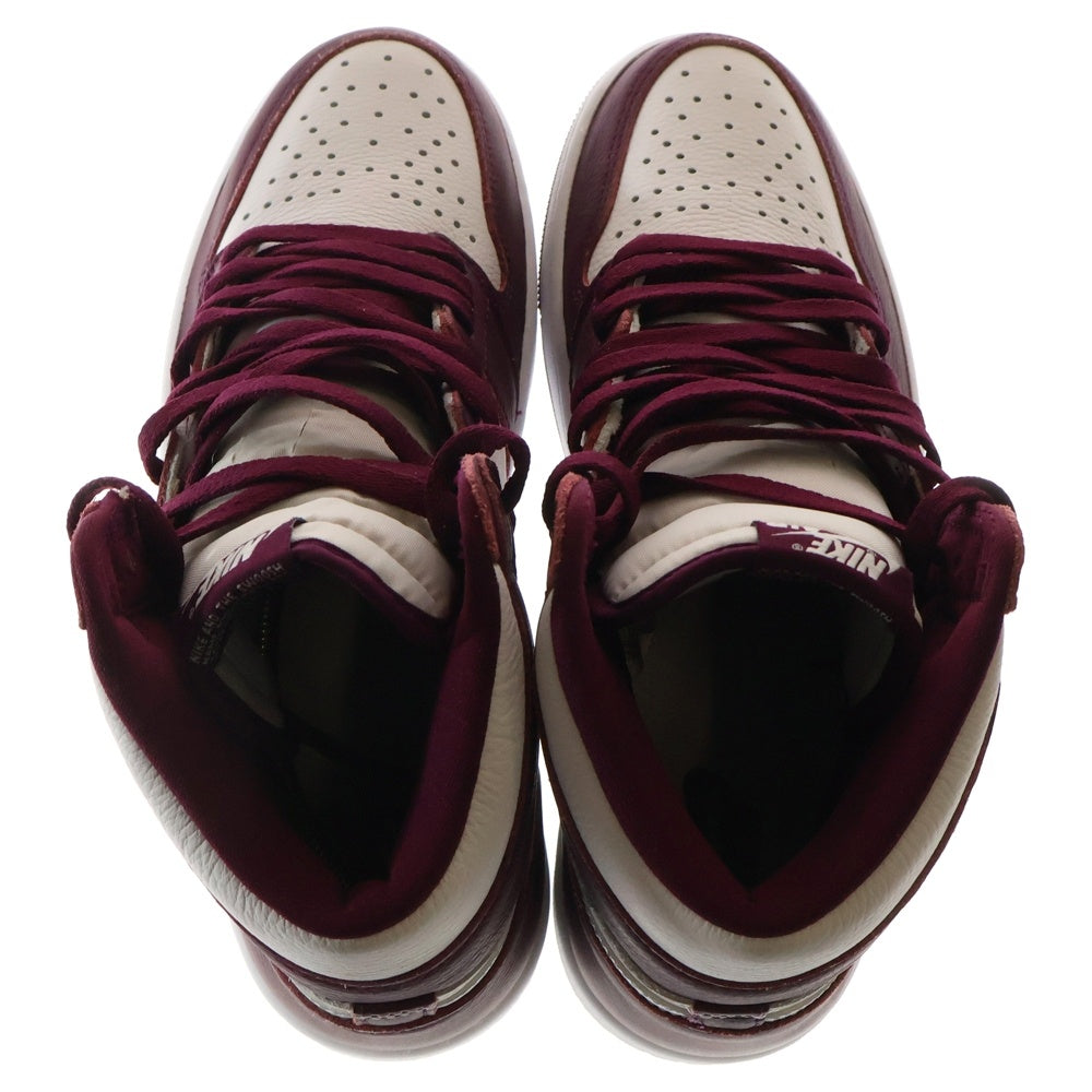 NIKE(ナイキ) AIR JORDAN 1 RETRO HIGH OG Bordeaux 555088-611 エアジョーダン1 レトロ ボルドー ハイカットスニーカー ボルドー/ホワイト US9.5/27.5cm