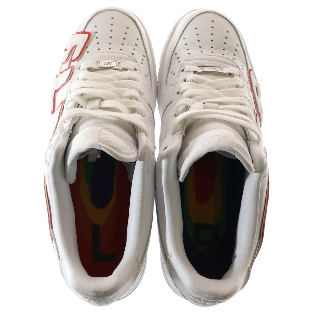 NIKE(ナイキ) AIR FORCE 1 LOW BY YOU CK4746-991 ×カクタスプラントフリーマーケット エアフォース1ローカットスニーカー ホワイト US8.5/26.5cm