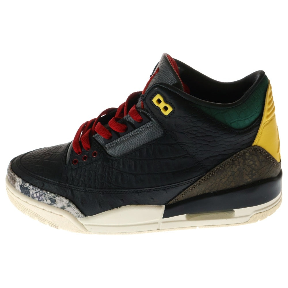 NIKE(ナイキ) AIR JORDAN 3 RETRO SE QS ANIMAL INSTINCT 2.0 CV3583-003 エアジョーダン3アニマルインスティンクト 2.0 ハイカットスニーカー マルチカラー US9/27cm
