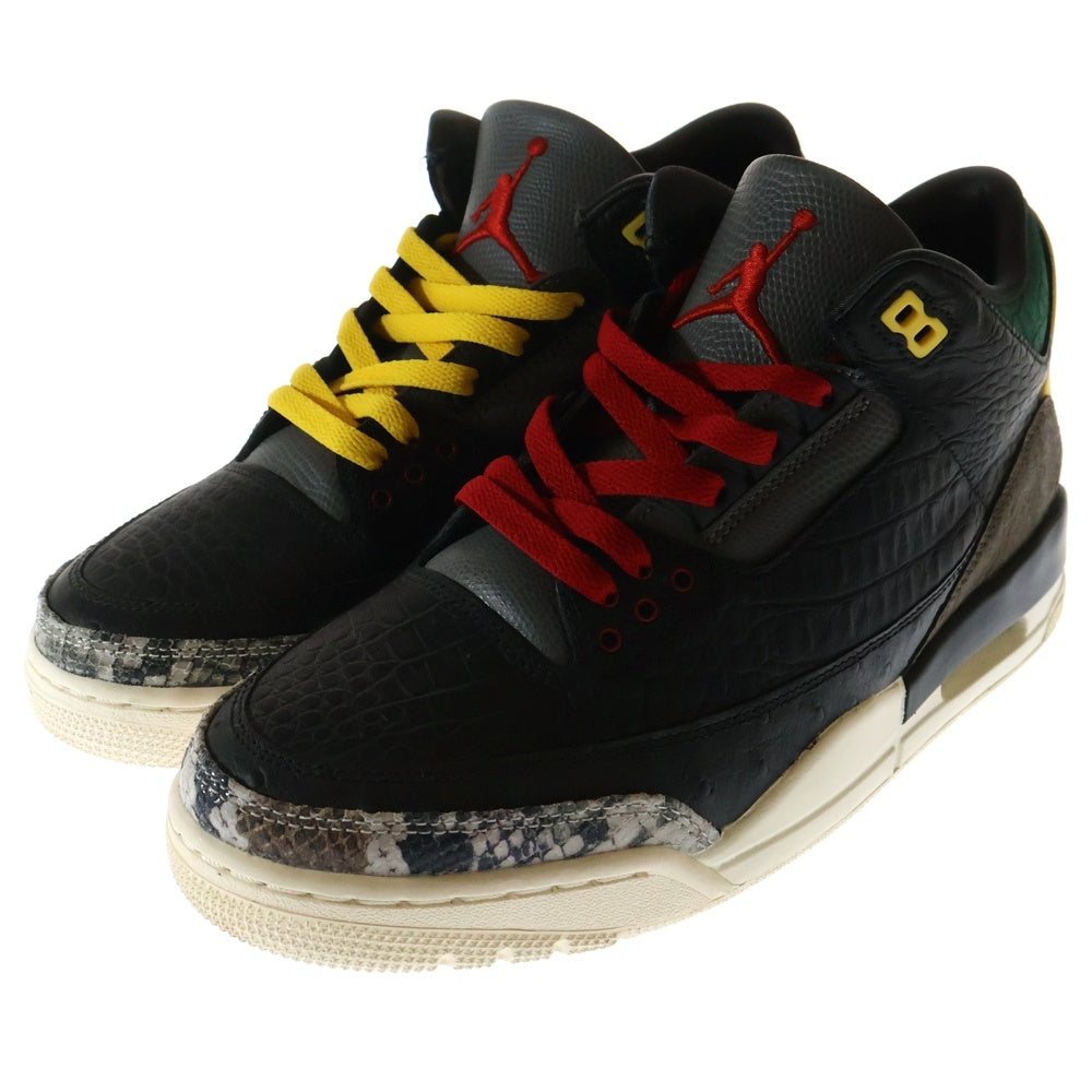 NIKE(ナイキ) AIR JORDAN 3 RETRO SE QS ANIMAL INSTINCT 2.0 CV3583-003 エアジョーダン3アニマルインスティンクト 2.0 ハイカットスニーカー マルチカラー US9/27cm