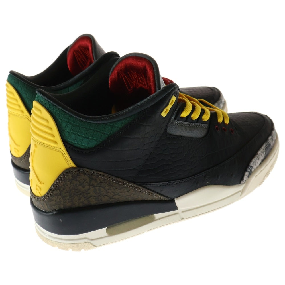 NIKE(ナイキ) AIR JORDAN 3 RETRO SE QS ANIMAL INSTINCT 2.0 CV3583-003 エアジョーダン3アニマルインスティンクト 2.0 ハイカットスニーカー マルチカラー US9/27cm