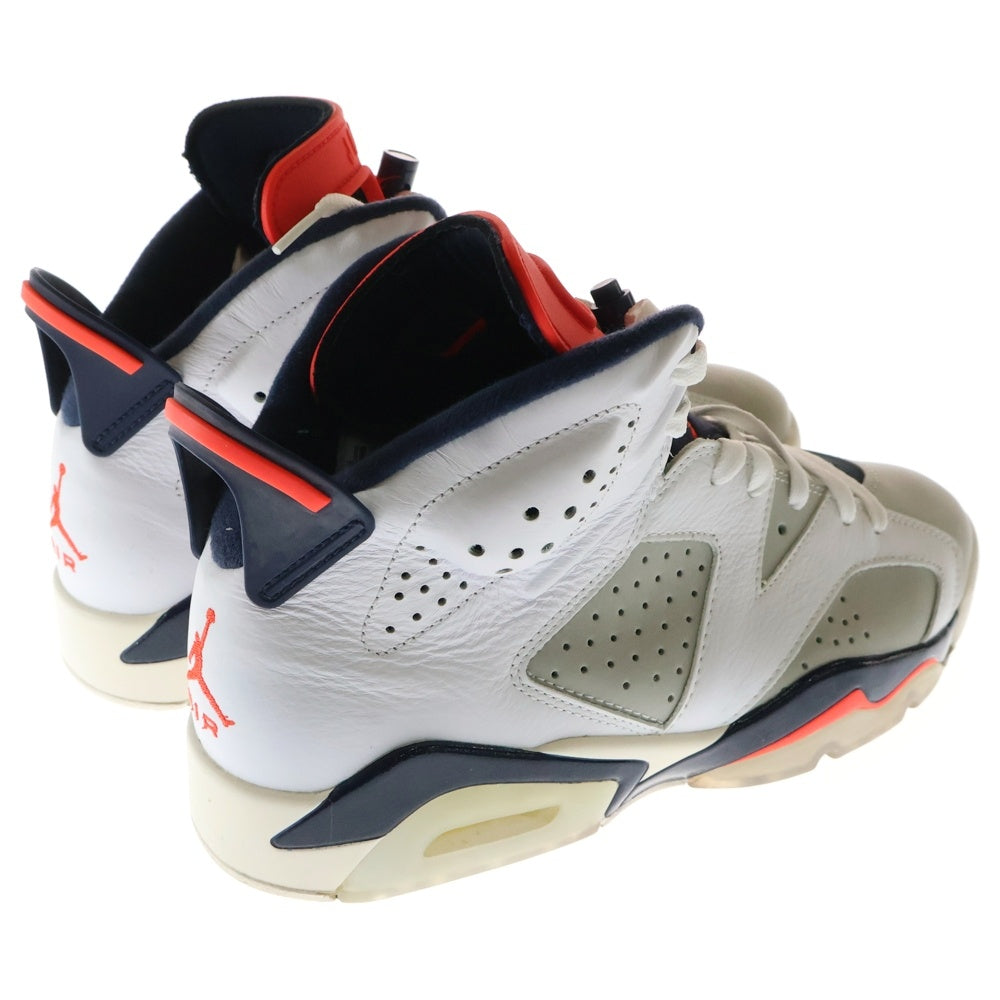 NIKE(ナイキ) AIR JORDAN 6 RETRO TINKER 384664-104 エアジョーダン6 レトロ ティンカー ハイカットスニーカー ホワイト US9/27cm
