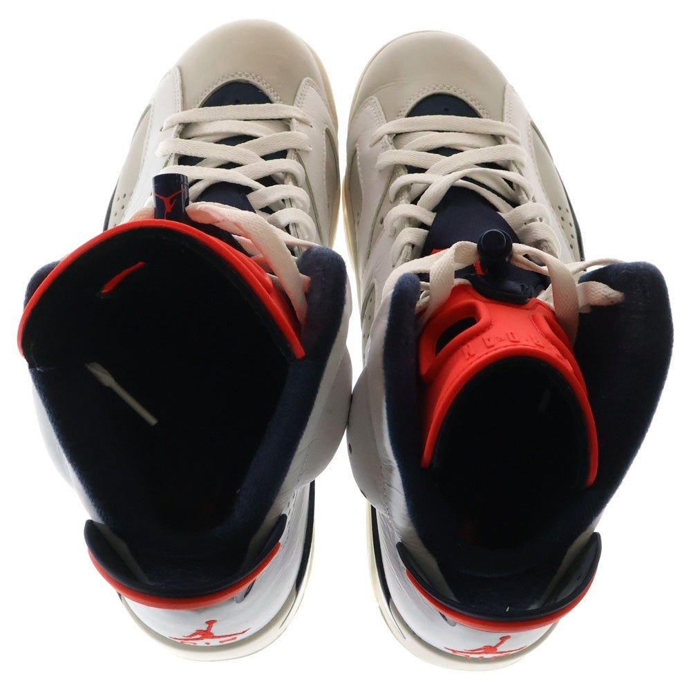 NIKE(ナイキ) AIR JORDAN 6 RETRO TINKER 384664-104 エアジョーダン6 レトロ ティンカー ハイカットスニーカー ホワイト US9/27cm