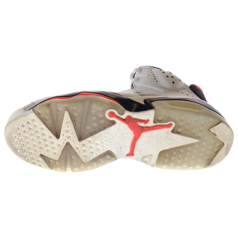 NIKE(ナイキ) AIR JORDAN 6 RETRO TINKER 384664-104 エアジョーダン6 レトロ ティンカー ハイカットスニーカー ホワイト US9/27cm