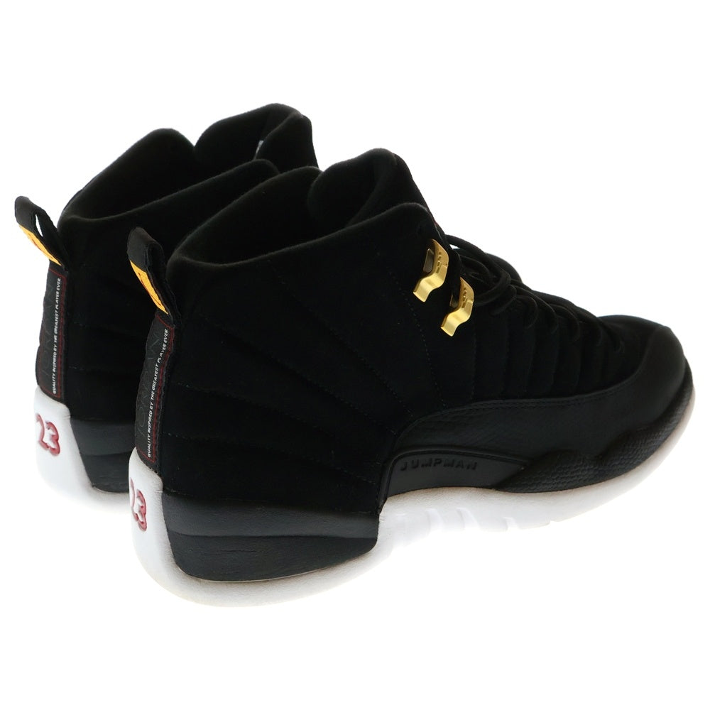 NIKE(ナイキ) AIR JORDAN 12 RETRO REVERSE TAXI 130690‐017 エアジョーダン12 レトロ リバース タクシー ハイカットスニーカー ブラック US9/27cm