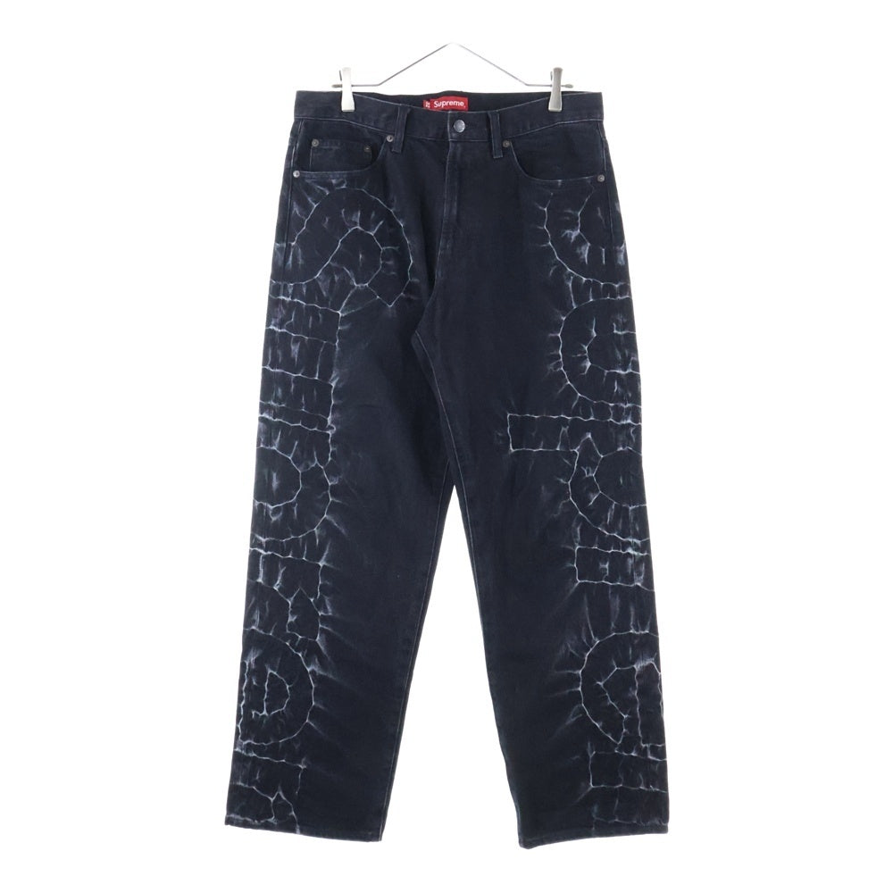 SUPREME(シュプリーム) 23SS Shibori Loose Fit Jean シボリ加工 ルーズ フィット デニムパンツ ジーンズ ブラック