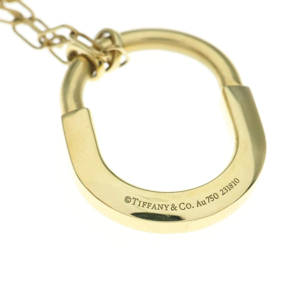 TIFFANY&Co(ティファニー) ティファニーロック ネックレス Au750 K18 YG イエローゴールド