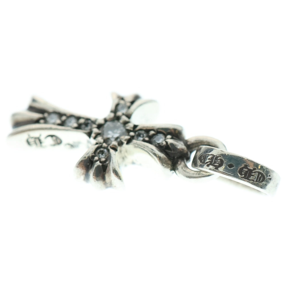 CHROME HEARTS(クロムハーツ) CRS BBYFAT P DMND ベイビーファットクロス PAVEダイヤ ペンダントトップ シルバーBCA234