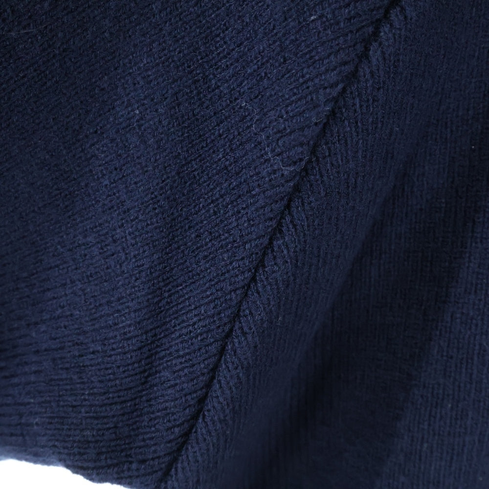 CDG(シーディージー) Logo Kint SZ-N009 フロントロゴ クルーネックニットセーター ネイビー
