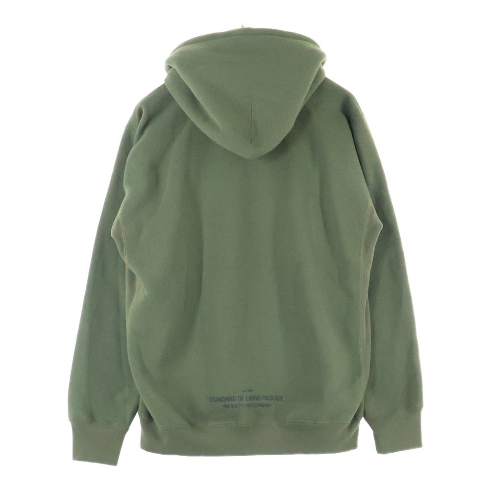 THE NORTH FACE(ザノースフェイス) 20AW STANDARD HOODIE NT11910R フロントロゴ プルオーバーパーカー フーディ グリーン