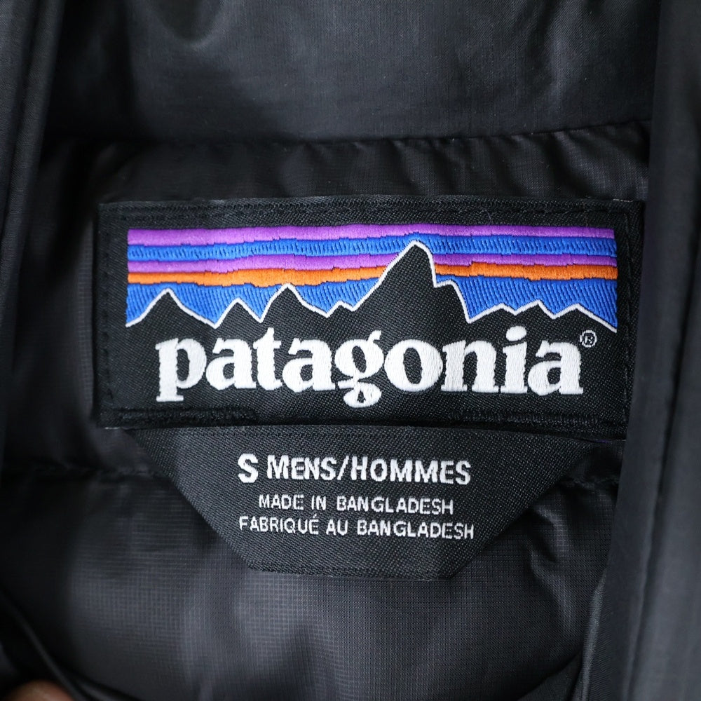 PATAGONIA(パタゴニア) 19AW M's Down Sweater STY84674FA19 ロゴ ダウンジャケット ブラック